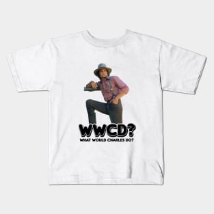 Wwcd What Would Charles Ingalls Do Little House On The Prairie Kids T-Shirt